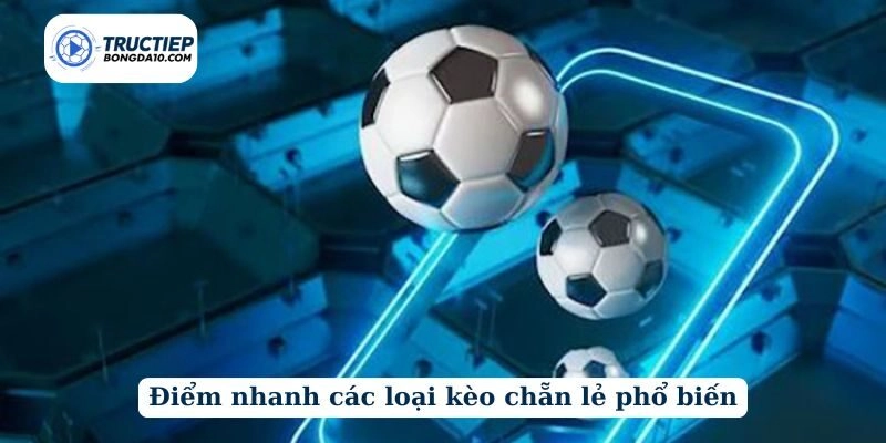 Điểm nhanh các loại kèo chẵn lẻ phổ biến
