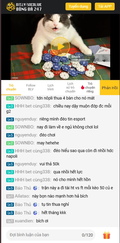 Giao diện Socolive tương thích hoàn hảo trên thiết bị di động Android và iOS