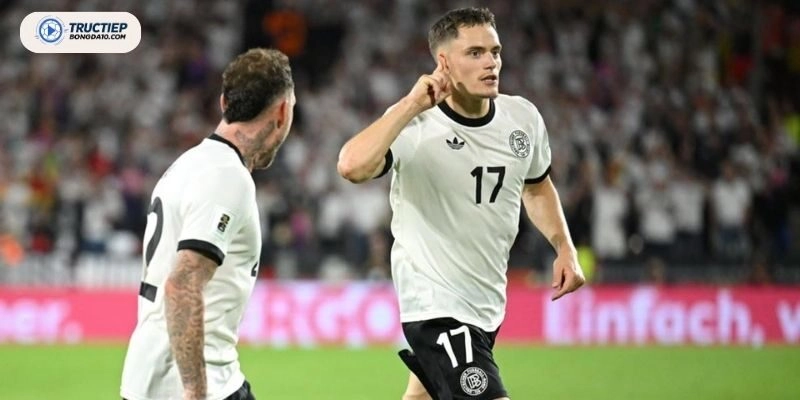 Đi nhanh phong đội của hai đội Luxembourg vs Đức